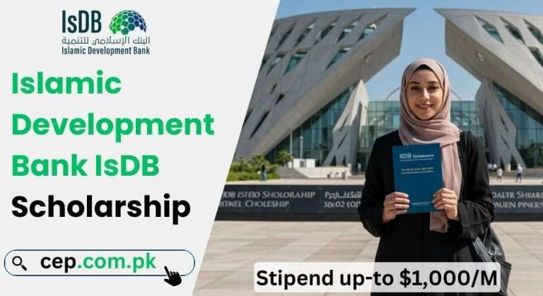 Islamic Development Bank IsDB Scholarship 2025/26
