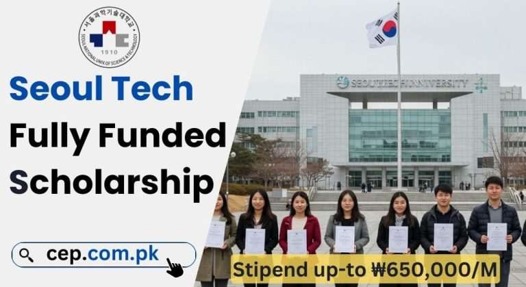 Seoul Tech Scholarship Program 2025, Fully funded, Study in Korea