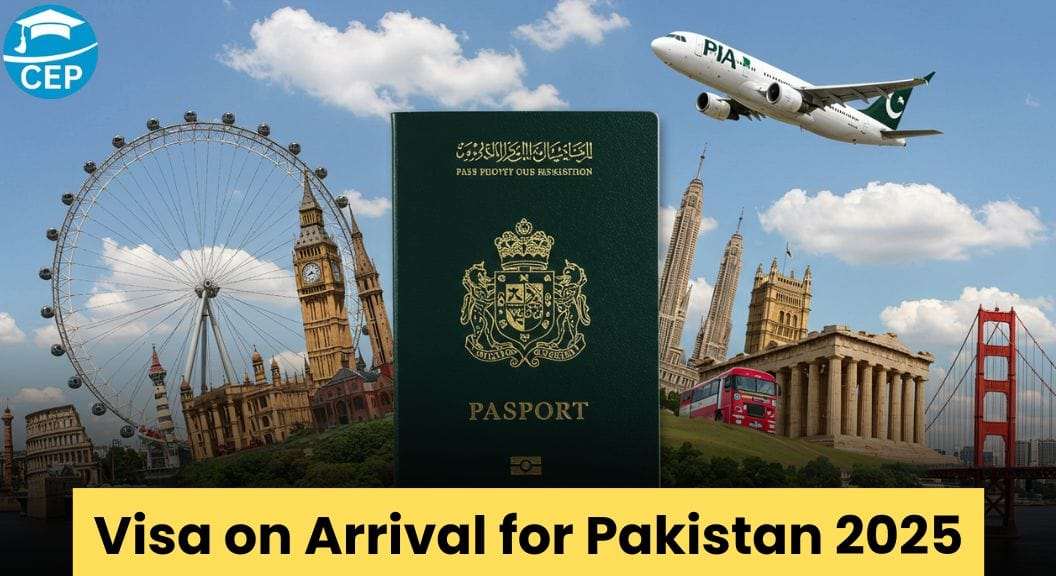 Visa on Arrival for Pakistan 2025 Countries list