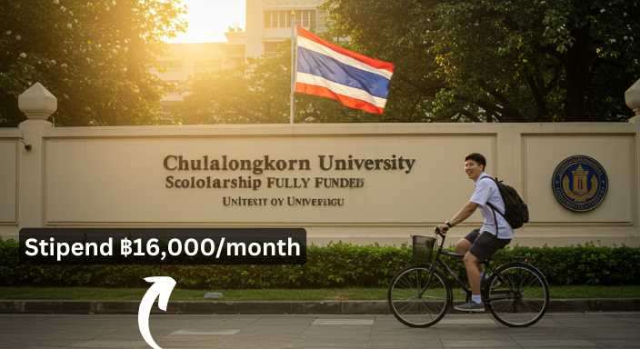 Fully Funded Chulalongkorn University Scholarships 2025 in Thailand