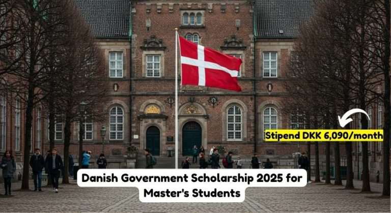Danish Government Scholarship 2025 for Master’s…