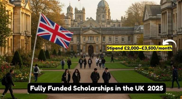Fully Funded Scholarships in the UK for International Students 2025