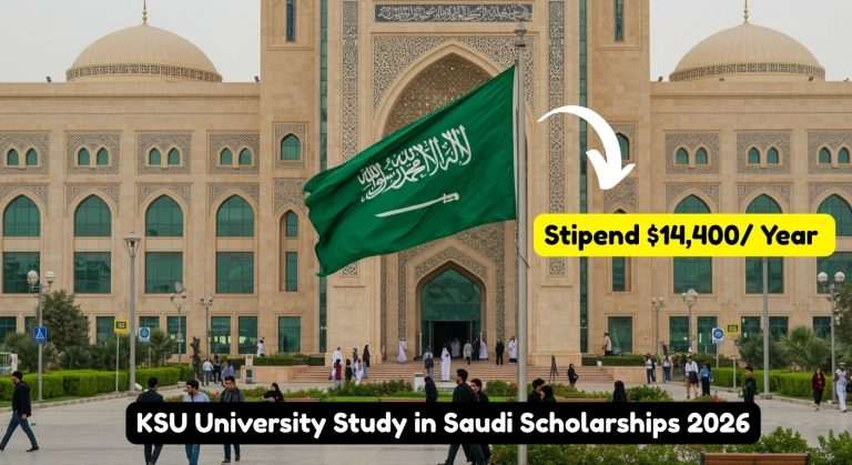 KSU University Study in Saudi Scholarships 2026, fully funded
