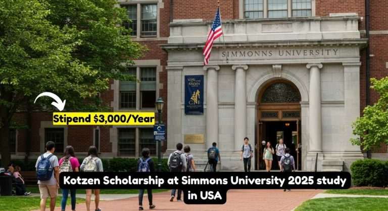 Kotzen Scholarship at Simmons University 2025…