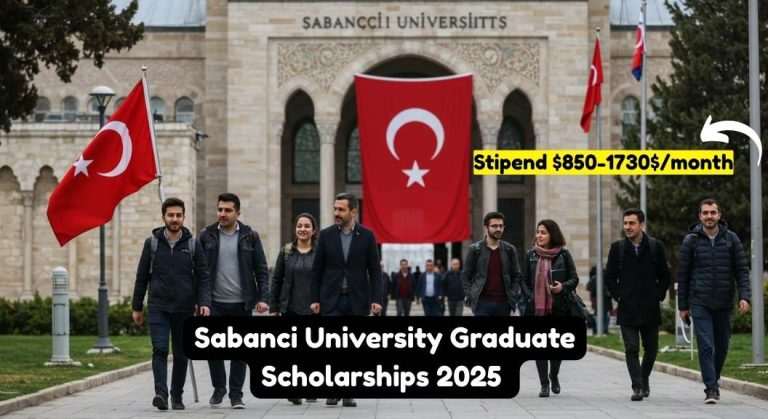 Sabanci University Graduate Scholarships 2025 Fully…